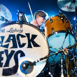 Drummer Patrick Carney of Indie Rock Band the Black Keys at the Deck the Hall Ball in Seattle^ WA on December 8^ 2010.