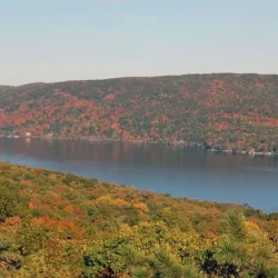 Greenwood Lake Hudson Valley ^ Orange County ^NY autumn vista aerial