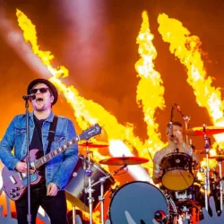 Concert of Fall Out Boy. 22 June 2022. Hella Mega Tour^ Stadspark Groningen^ The Netherlands