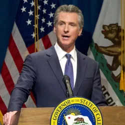 Governor Gavin Newsom introducing and discussing his 2024-25 state budge proposal and answering questions from reporters. Sacramento^ CA - Jan 10^ 2024