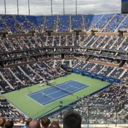 Arthur Ashe Stadium for a U.S. Open tennis match on September 9^ 2010 in NEW YORK