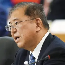 Shigeru Ishiba^ Prime Minister of Japan^ during a meeting at the G20 plenary. Rio de Janeiro^ Brazil^ November 19^ 2024