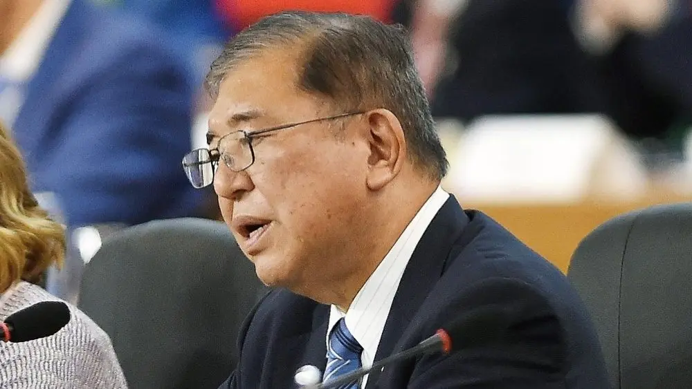 Shigeru Ishiba^ Prime Minister of Japan^ during a meeting at the G20 plenary. Rio de Janeiro^ Brazil^ November 19^ 2024