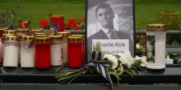 President Trump, Charlie Kirk’s widow Erika speak during his memorial service in Arizona