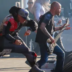 Limp Bizkit performing on stage in day 2 of Rock in Rio Lisboa May 26^ 2012 in Lisbon^ Portugal