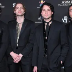 5 Seconds of Summer arrives for the G'Day USA Gala on January 25^ 2020 in Beverly Hills^ CA