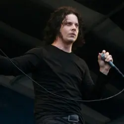 Jack White with the Dead Weather performs on stage at the 2010 New Orleans Jazz and Heritage Festival. New Orleans^ Louisiana - April 30^ 2024