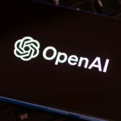 OpenAI logo seen on the screen of smartphone. AI software developer. London^ United Kingdom^ December 21^ 2022.