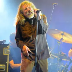 Led Zeppelin lead singer Robert Plant performs onstage at the 2016 Okeechobee Music and Arts Festival. Okeechobee^ Florida - March 5^ 2016