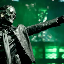 Ghost performs on stage at the Wells Fargo Center during the Skeletour World Tour. Philadelphia^ PA USA - July 19^ 2025
