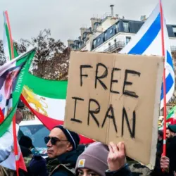 Demonstration in support of the popular uprising in Iran in the streets of Paris Paris^ France^ Europe^ January 11 2026