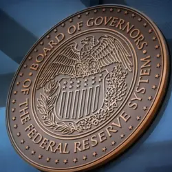 Seal of the Board of Governors of the United States Federal Reserve System. This version of the seal mostly dates from 1935.