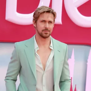 Ryan Gosling attends the "Barbie" European Premiere at Cineworld Leicester Square in London^ England. July 12^ 2023: