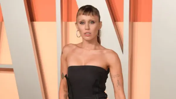 Miley Cyrus at the Vanity Fair Party. Los Angeles^ CA. 02MAR2025