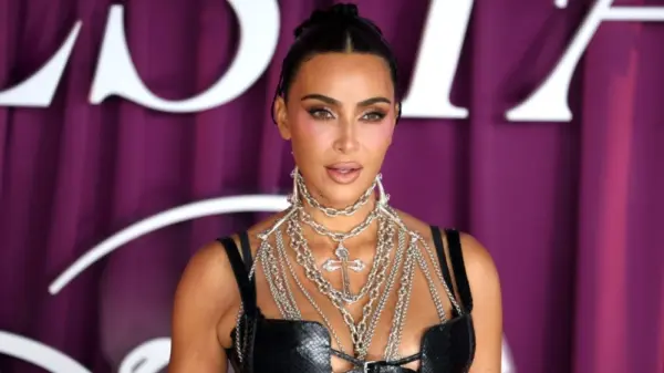 Kim Kardashian attends the All's Fair London Premiere at Odeon Luxe Leicester Square. London^ United Kingdom - October 22^ 2025