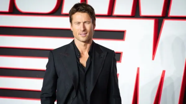 Glen Powell attends "The Running Man" UK Premiere at Odeon Luxe Leicester Square London^ England^ UK - November 5^ 2025