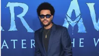 The Weeknd arrives for the ‘Avatar The Way of Water’ Hollywood Premiere on December 12^ 2022 in Hollywood^ CA