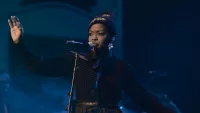 Ms. Lauryn Hill performs during 'The MLH Caravan: A Diaspora Calling' tour^ Wednesday^ January 31^ 2017 at Heinz Hall^ in Pittsburgh PA