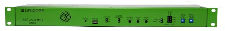 G1505 i.Net Local MPI Paging Sound Masing System