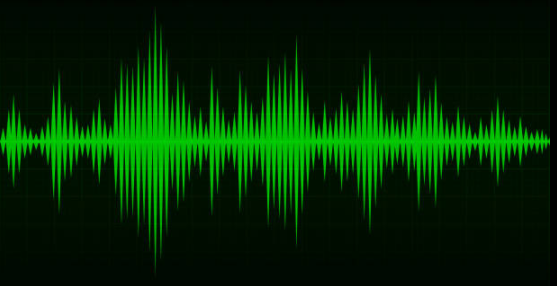 green-sound-wave