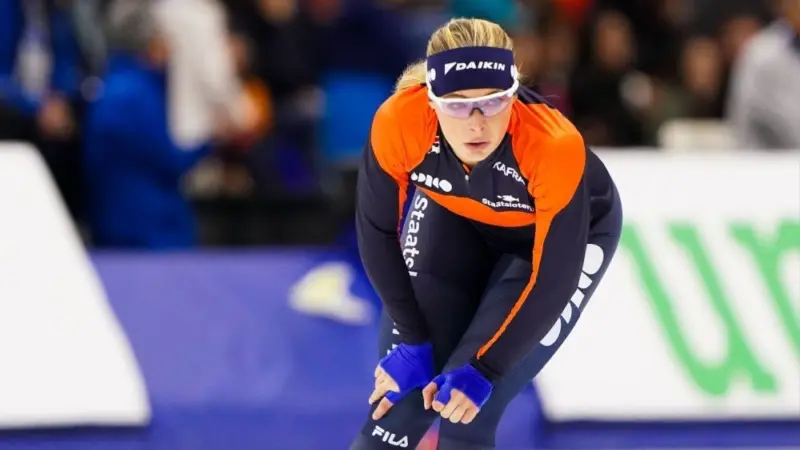 Jutta Leerdam of Netherlands during the ISU World Cup Speed Skating 1 at the Olympic Oval SALT LAKE CITY^ USA - NOVEMBER 16 2025