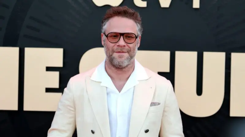 Seth Rogen at Apple TV+ Series 'The Studio' World Premiere held at the Academy Museum of Motion Pictures in Los Angeles^ USA on March 24^ 2025.