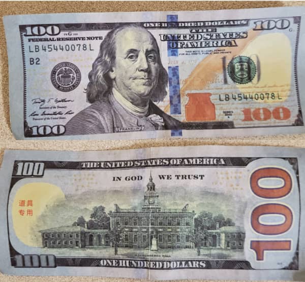 Carroll Pd Warns Residents Of Counterfeit $100 Bills Circulating In Our 