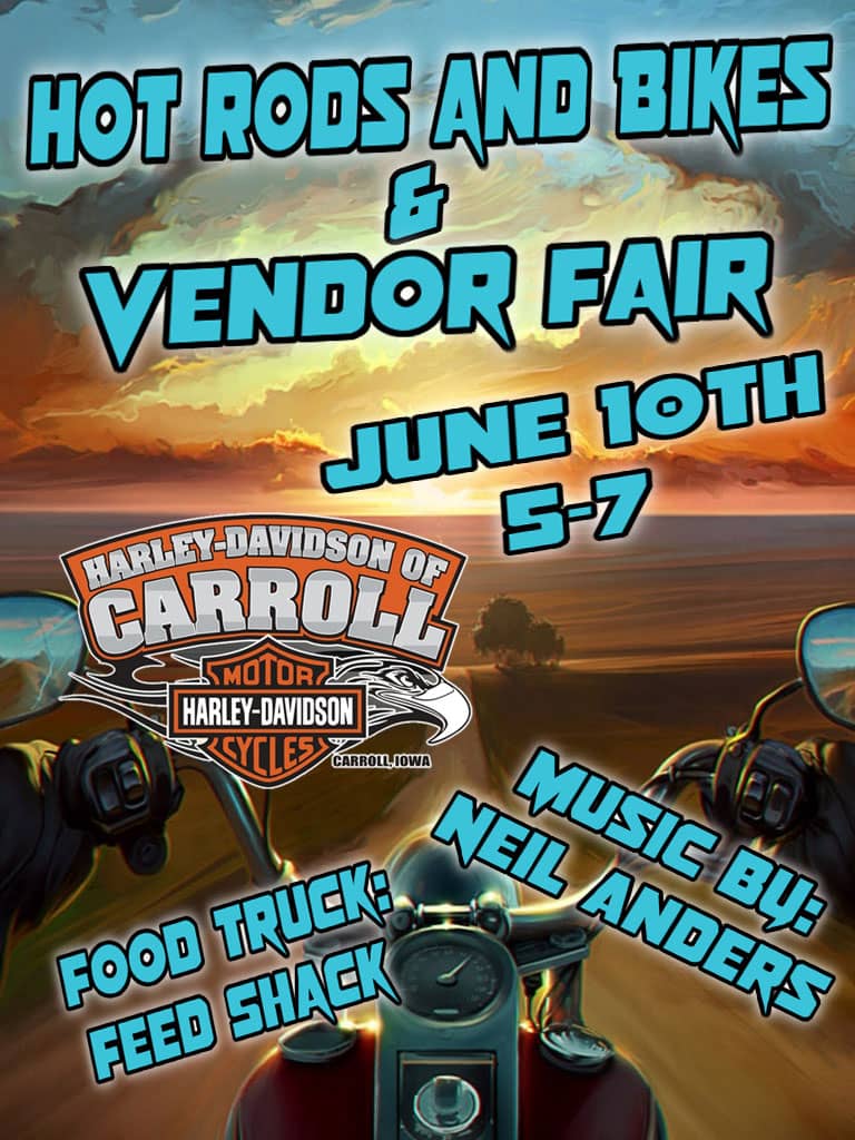 Harley-Davidson of Carroll Hot Rod, Bike Night and Vendor Fair - Vimarsana News
