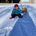 Eve: Granddaughter’1st Snow