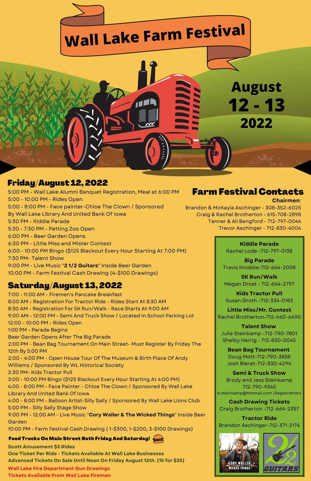 Wall Lake Gears Up For 2022 Farm Festival Next Weekend Carroll