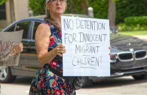 Hundreds Protest In Oklahoma Regarding Plan To Detain Migrant Children Hundreds Protest In Oklahoma Regarding Plan To Detain Migrant Children