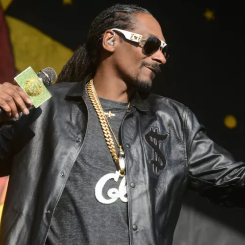 Snoop Dogg performs at the 2017 New Orleans Jazz and Heritage Festival. New Orleans^ Louisiana - May 6^ 2017