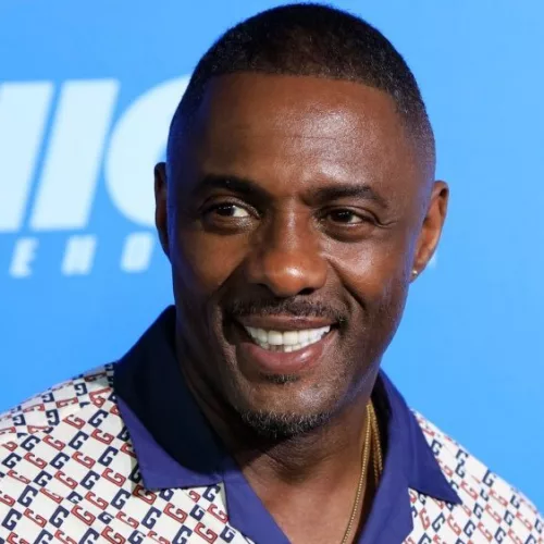 Idris Elba at the Sonic The Hedgehog 2 LA Premiere at Village Theater on April 5^ 2022 in Westwood^ CA