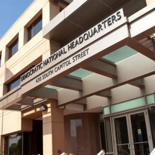 Democratic National Committee Headquarters in Washington^ DC on September 10^ 2016. The DNC is the formal governing body for the United States Democratic Party.
