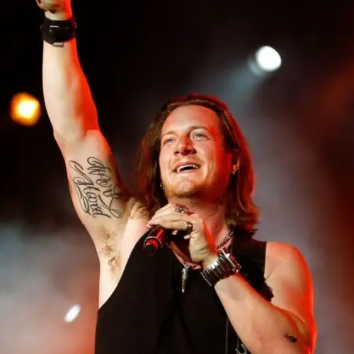 Tyler Hubbard of Florida Georgia Line performs at the 2nd Annual Academy of Country Music (ACM) Party For A Cause Festival - "Outnumber Hunger Live!" at The LINQ in Las Vegas^ Nevada. LAS VEGAS-APR 4