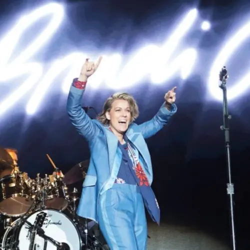 Brandi Carlile performs at the 2022 Sound on Sound Music Festival Bridgeport^ Connecticut - September 25^ 2022 Singer songwriter