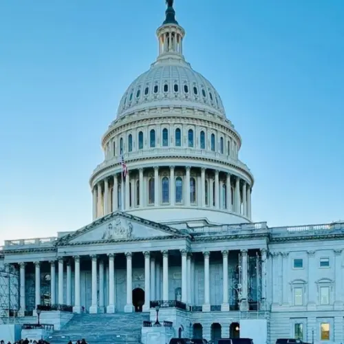 The United States Capitol^ located at the heart of Washington^ D.C. Washington^ DC^ USA - November 14^ 2022