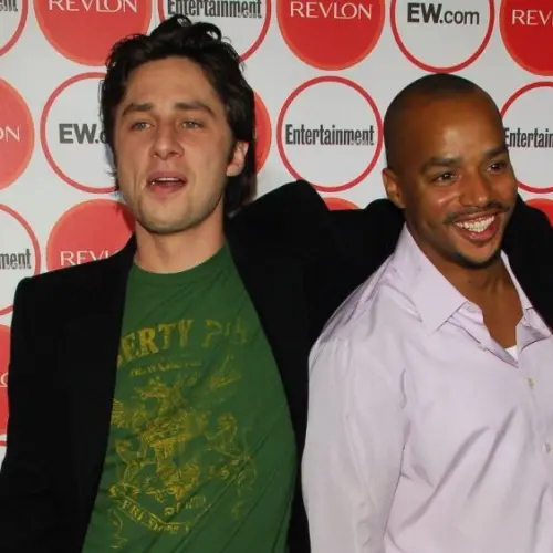 Zach Braff and Donald Faison at the Entertainment Weekly Magazine's 4th Annual Pre-Emmy Party in Republic on August 26^ 2006 in Los Angeles^ CA.