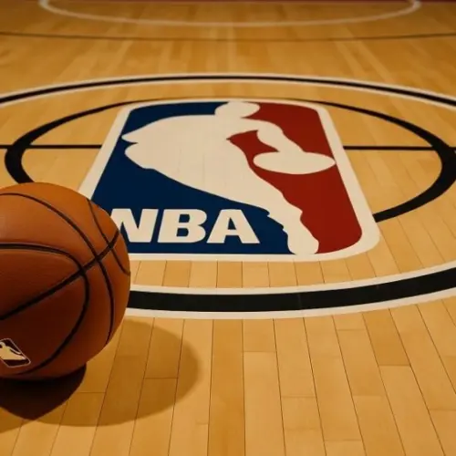 NBA BASKETBALL COURT WITH BALL This content was generated by an Artificial Intelligence (AI) system.