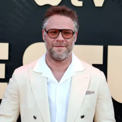 Seth Rogen at Apple TV+ Series 'The Studio' World Premiere held at the Academy Museum of Motion Pictures in Los Angeles^ USA on March 24^ 2025.