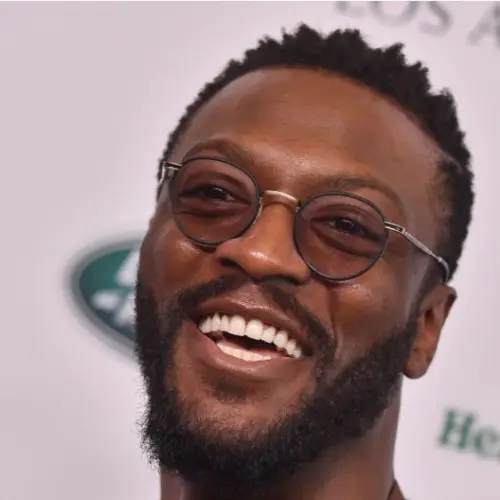 Aldis Hodge arrives to the BAFTA Los Angeles and BBC America TV Tea Party on September 21^ 2019 in Hollywood^ CA