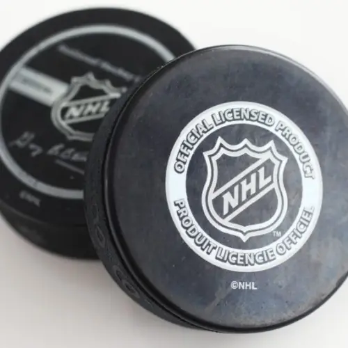 Official licensed hockey puck for NHL^ National hockey league