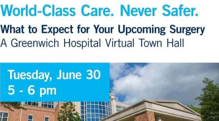 greenwich-hospital-virtual-town-hall-flyer