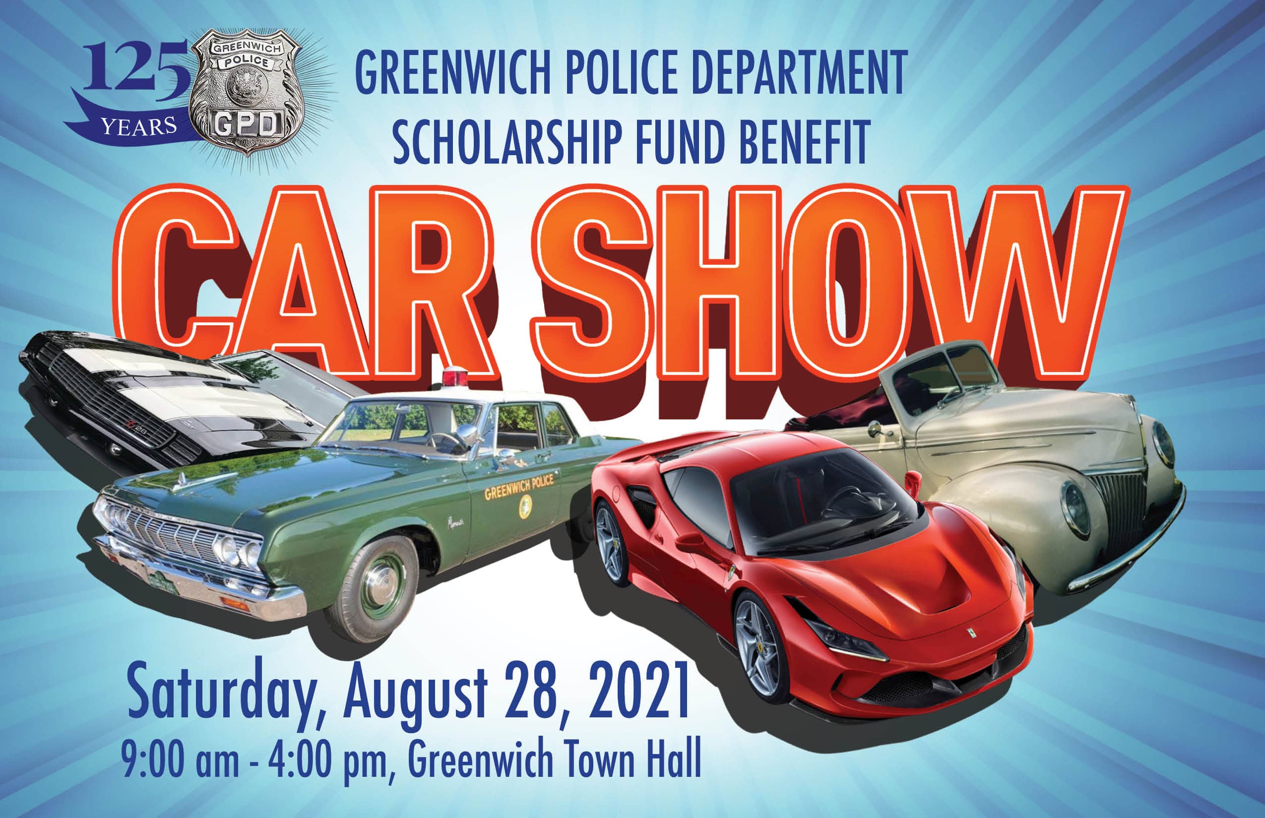 Greenwich Police Dept. Scholarship Fund Car Show Greenwich Sentinel