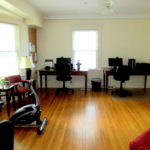 The computer/activities room at the 509 East Putnam Avenue residence that offers on site case management support for 10 clients. Photo by Anne W. Semmes.