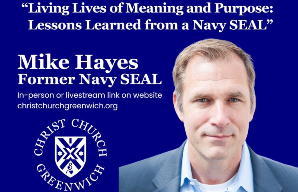 Mike Hayes to Speak at Christ Church Greenwich Sentinel