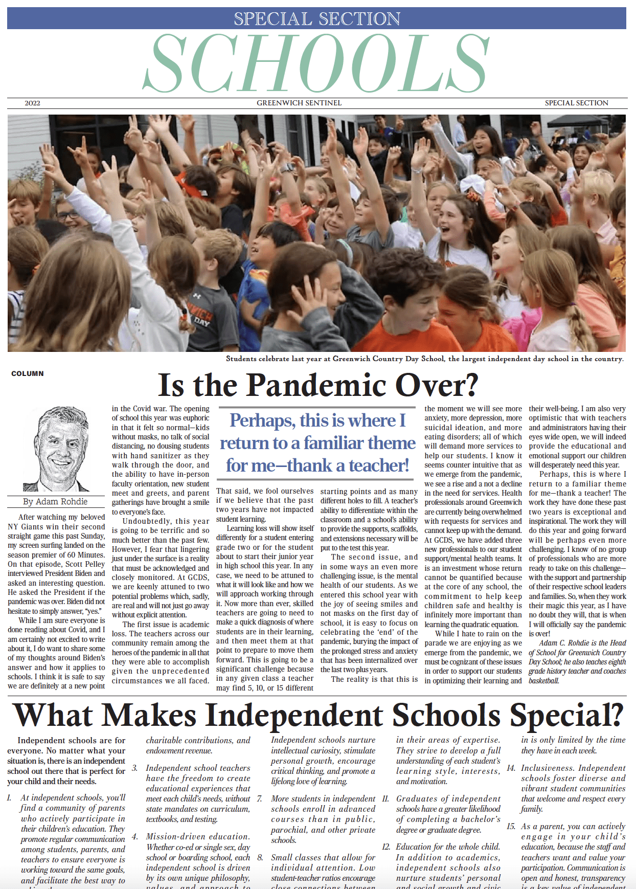 Independent School Guide | Greenwich Sentinel