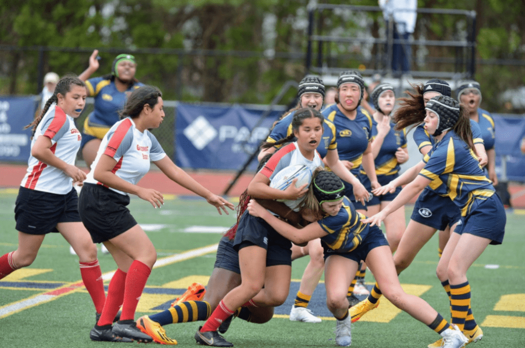 Greenwich High girls rugby team ties Simsbury, in backandforth