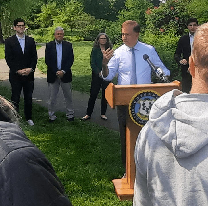 Governor Lamont Speaks At Binney Park On New Greenwich-Stamford Trail ...