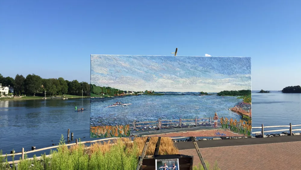 laurence-allen-mom-watching-twin-sons-rowing-1st-with-credit